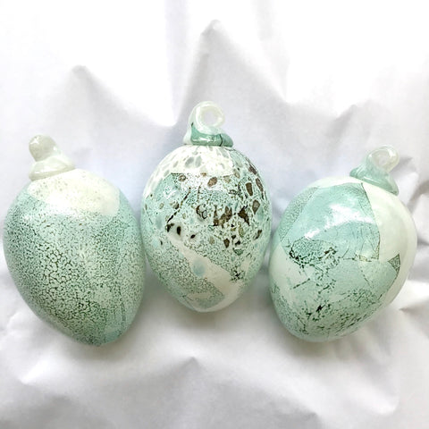 Verdigris Egg Ornament