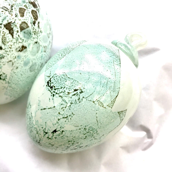 Verdigris Egg Ornament